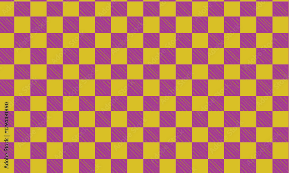 Fototapeta premium Cubes Of Lines Seamless Background Stock Illustration -