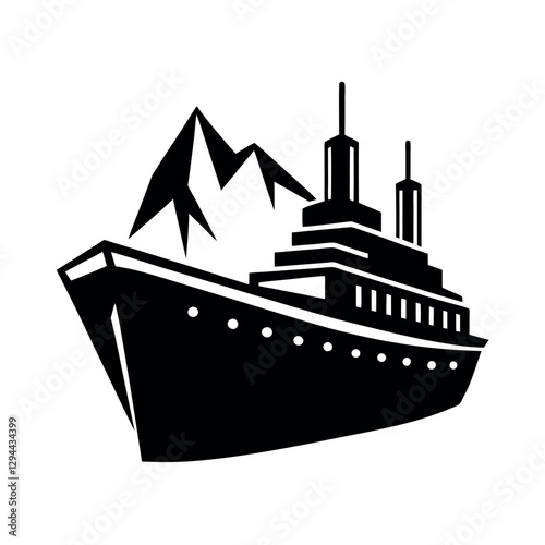 Minimalist Icebreaker Vector Illustration