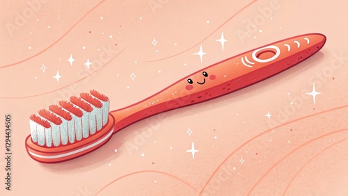 toothbrush with toothpaste