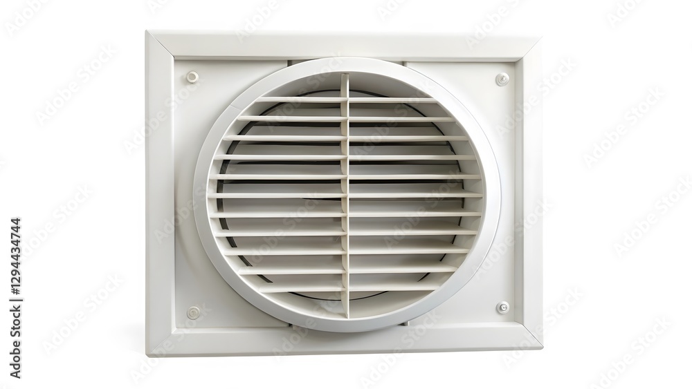 Square Ventilation Grille with Round Vent Square Ventilation Grille with Round Vent