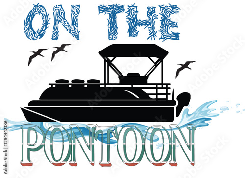 On the pontoon
