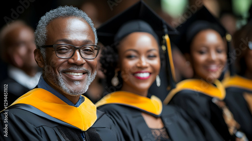 Proud Graduates at Commencement Ceremony