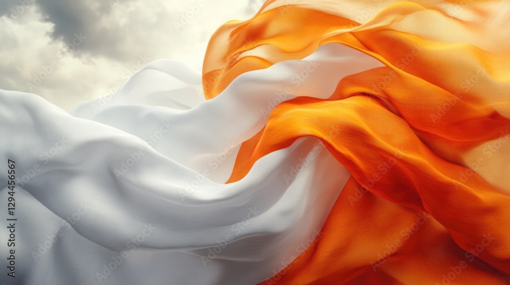 Obraz premium Windblown Fabric