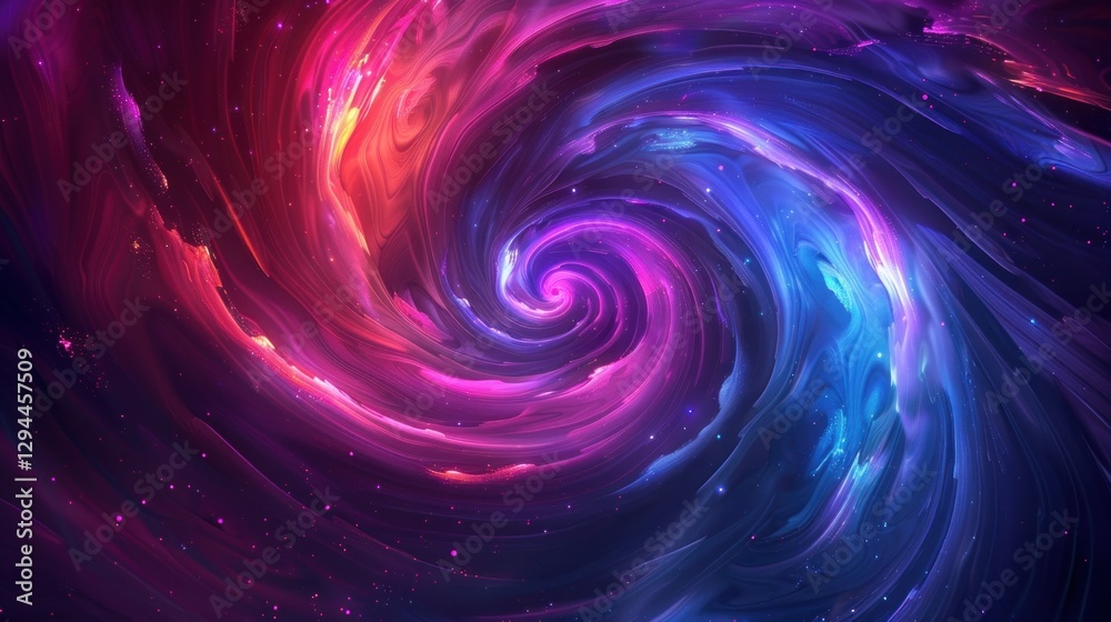 Neon hues swirl dynamically, forming a chaotic pattern illuminated by soft ambient lighting in a digital landscape Neon hues swirl dynamically, forming a chaotic pattern illuminated by soft ambient lighting in a digital landscape