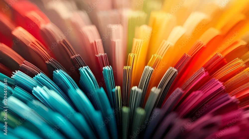 Vibrant and Dynamic Abstract Splash of Harmonious Color Gradients   Smooth Blending of Rich Vivid Hues Creating a Captivating Composition