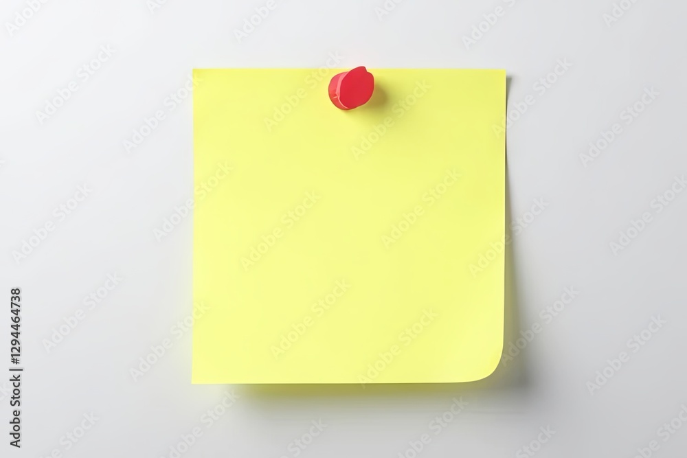 Creative yellow sticky note display for effective communication office workspace minimalist design close-up view productivity concept Creative yellow sticky note display for effective communication office workspace minimalist design close-up view productivity concept