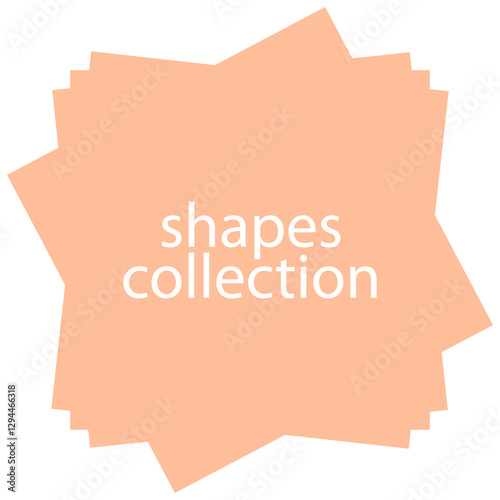 variant different frame shapes design background. frame, shapes