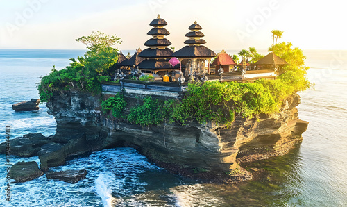 Bali Sea Temple Sunrise