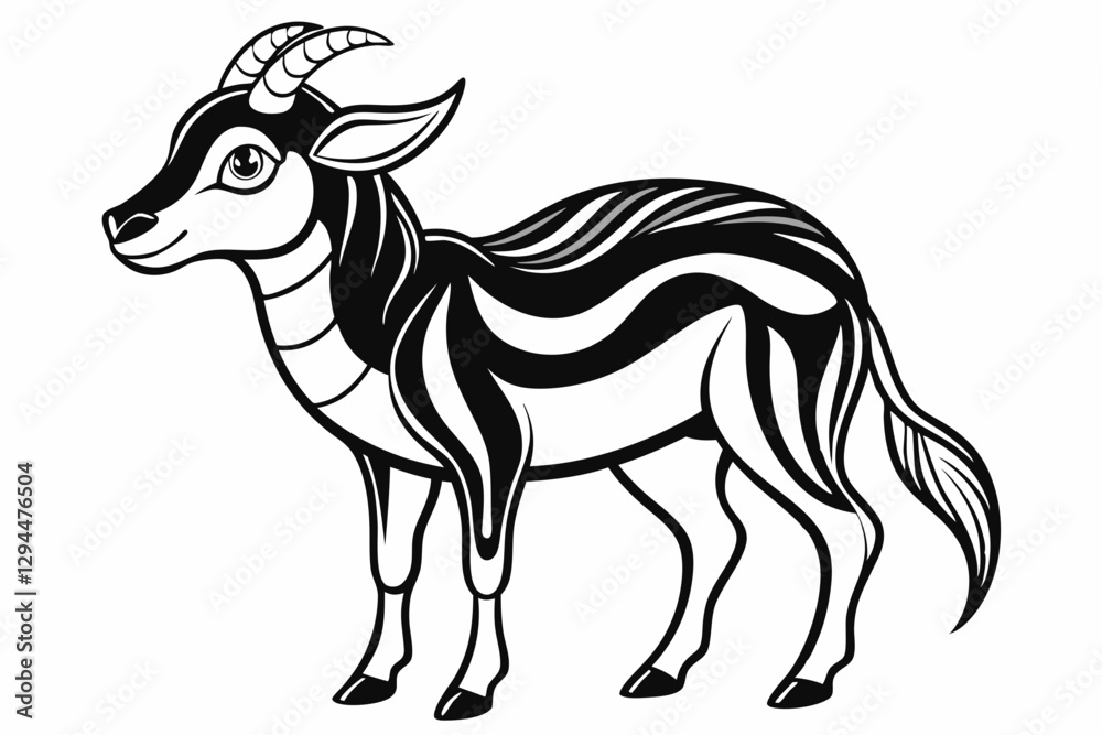 Fototapeta premium coloring page black vector