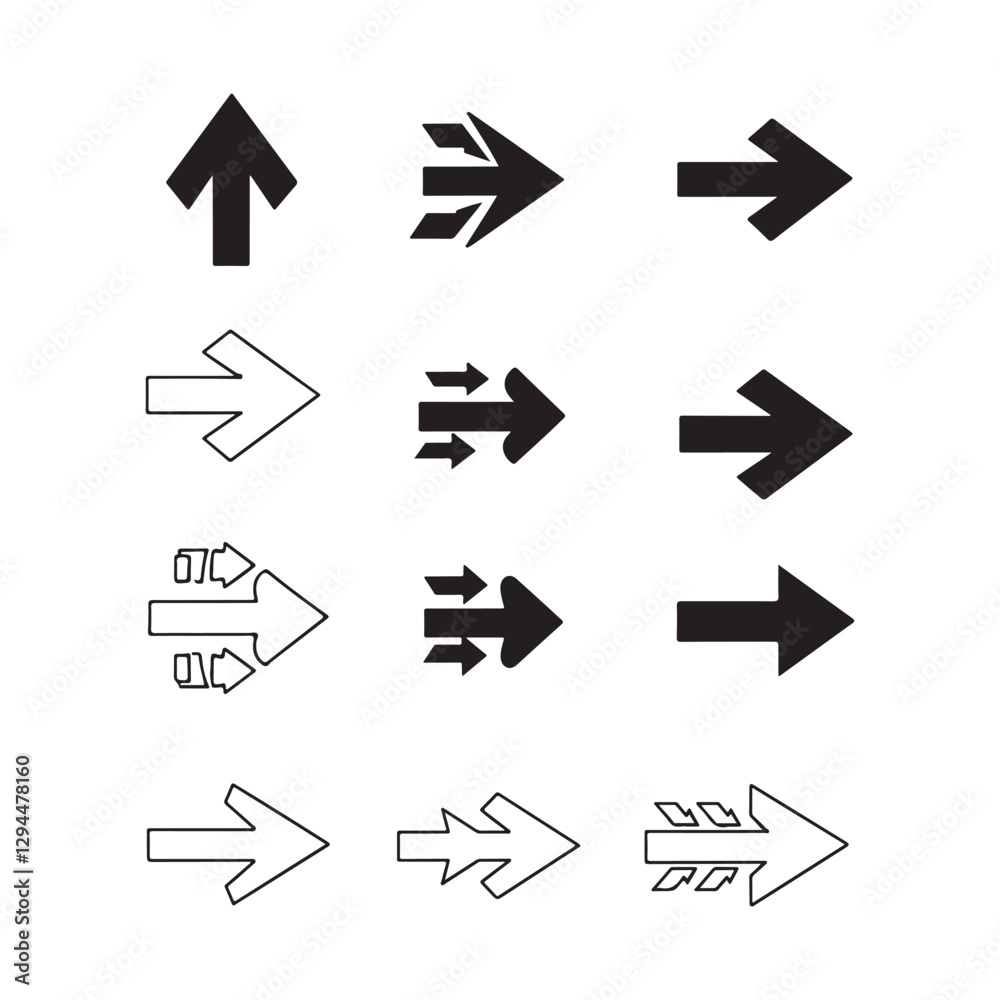 arrow and sync icons set black outline vector symbols design for navigation refresh and rotation arrow and sync icons set black outline vector symbols design for navigation refresh and rotation