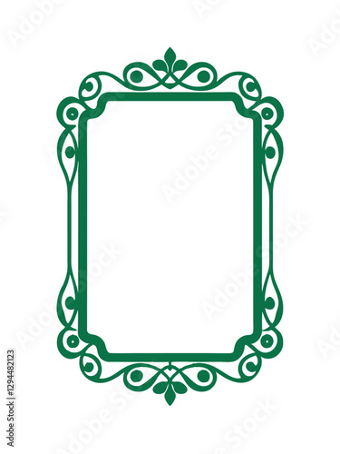 Square vector border frame design.