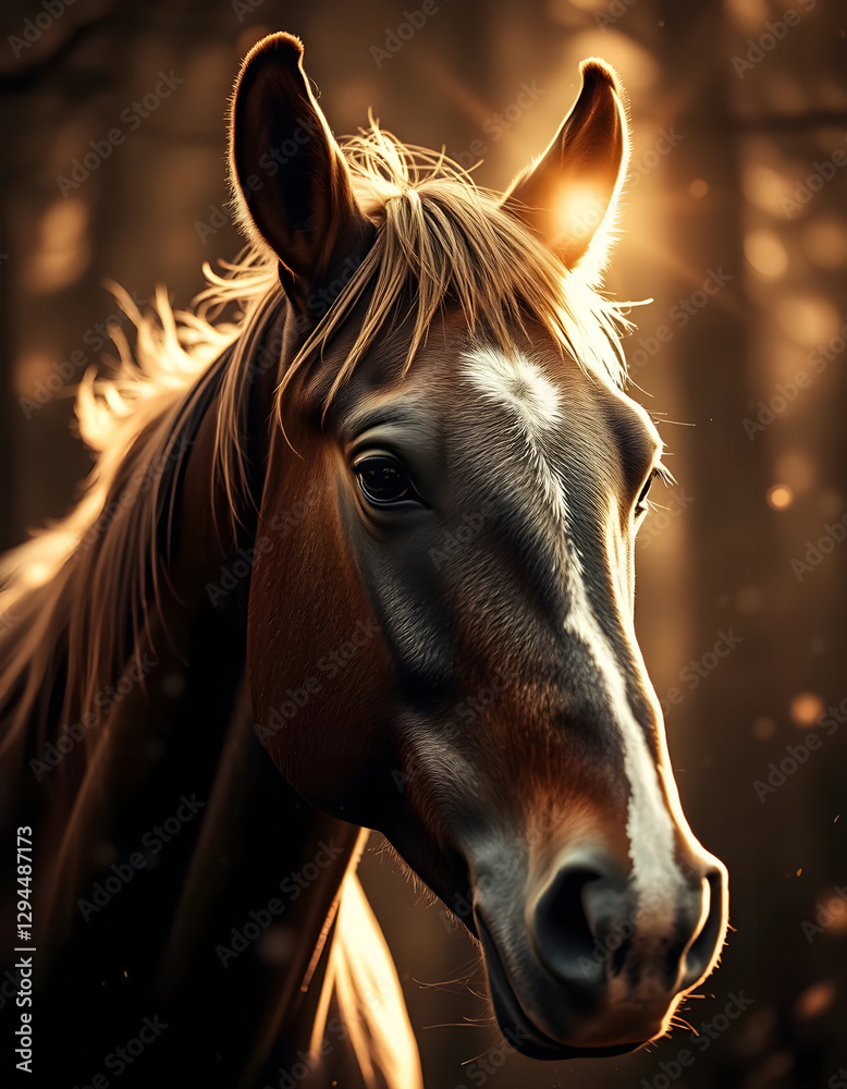 Illustration cheval