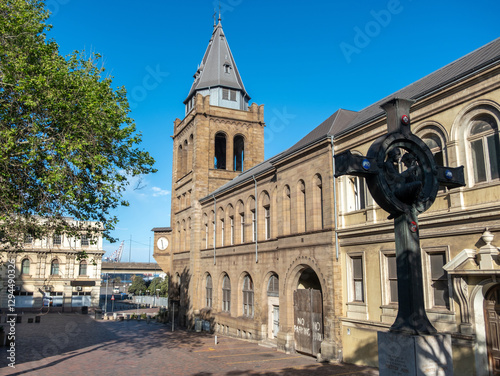 South Africa. Port Elizabeth Gqeberha Old Post office building. Historic building with a clock tower
