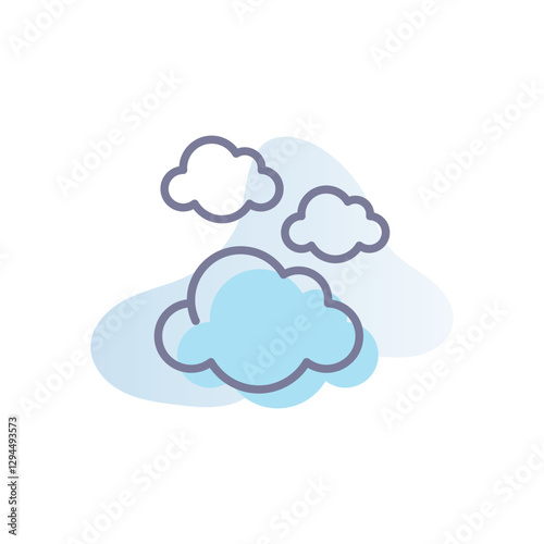 Clouds Vector icon