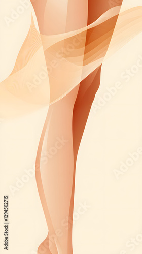 White background, light yellow color scheme, skin tone
