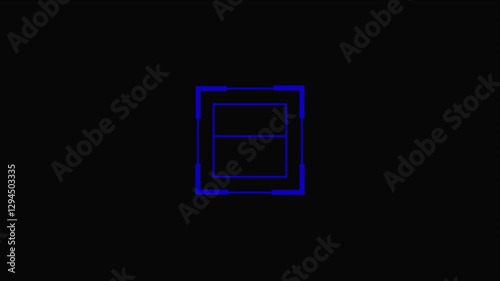A digital scanning interface displaying scanning progress with outlined target area and focus.