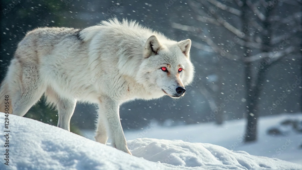 Obraz premium gray wolf portrait