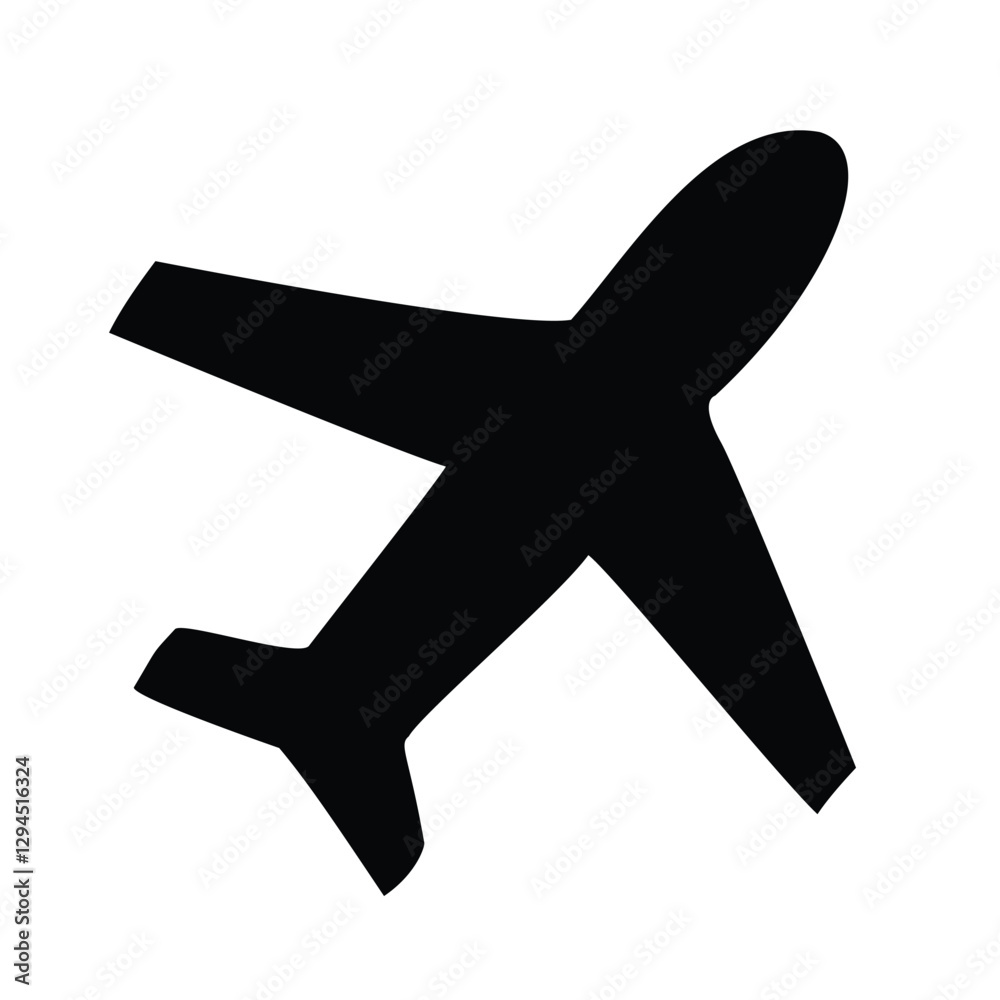 Obraz premium A modern helicopter icon representing air transport and aviation. 