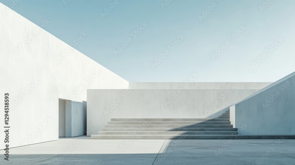 Plain white wall with a smooth, concrete-like surface, providing a clean and minimal backdrop. Plain white wall with a smooth, concrete-like surface, providing a clean and minimal backdrop.