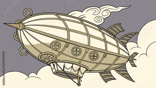 vector illustration of an airplane