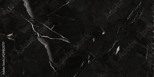 Black and golden marble texture background. Smooth marble texture design for wall tiles, kitchen, sink tile, floor background.