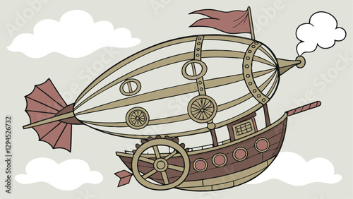 pirate ship and compass