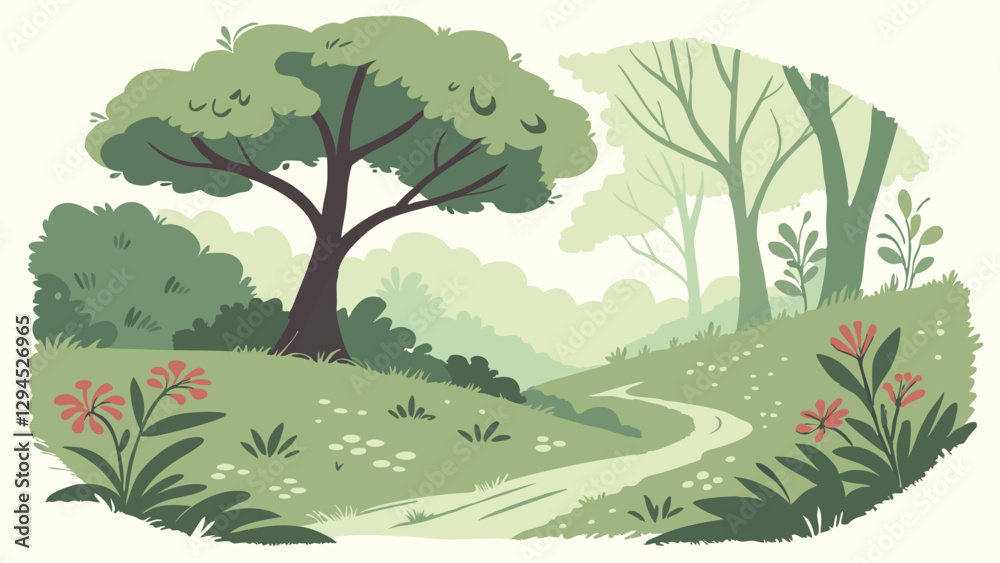 Fototapeta premium trees in the forest