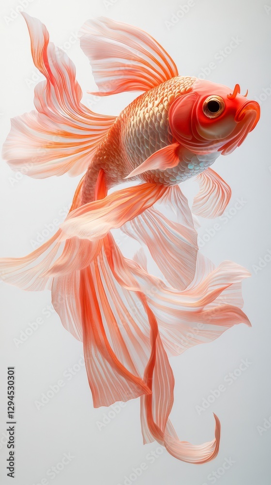 Fototapeta premium comme un poisson dans l'eau du bocal 