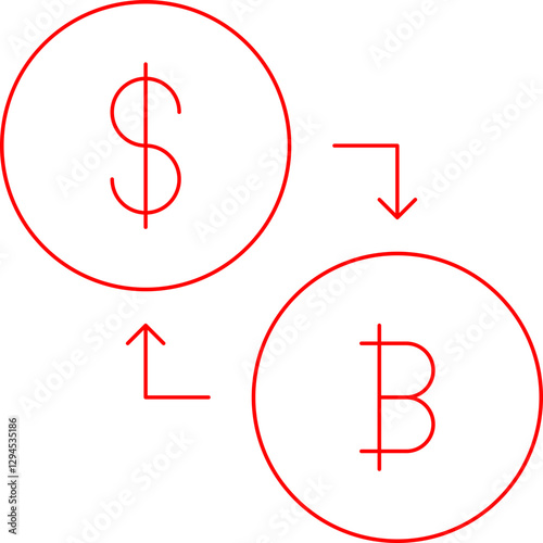 Conversion icon single vector illustration