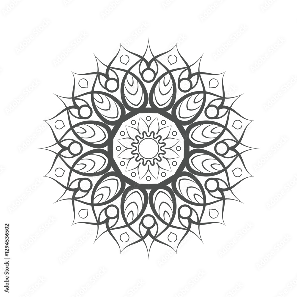 mandala art for wall art, henna and tattoo design mandala art for wall art, henna and tattoo design