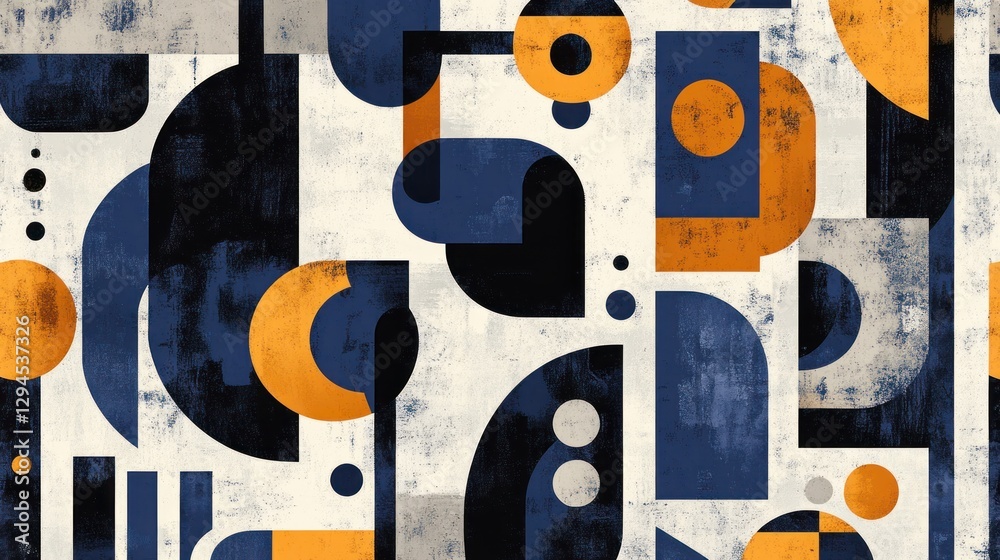 Abstract geometric shapes, textured background, design pattern, possible use for wallpaper, cover, or textile Abstract geometric shapes, textured background, design pattern, possible use for wallpaper, cover, or textile