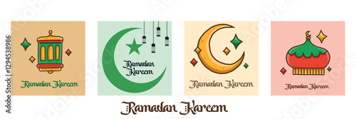 Ramadan Kareem Concept Illustration