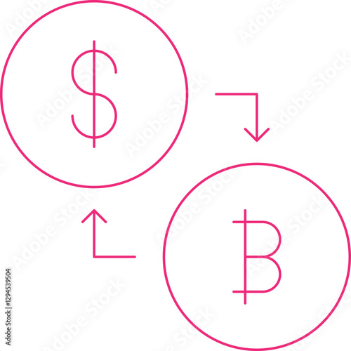 Conversion icon single vector illustration