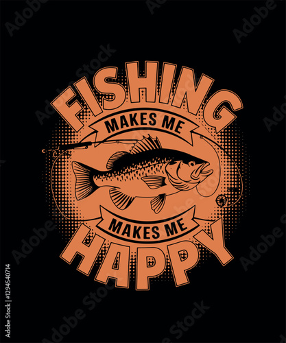 Fishing T-shirt Design