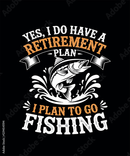 Fishing T-shirt Design