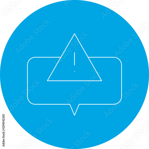 Important Topics icon single vector illustration