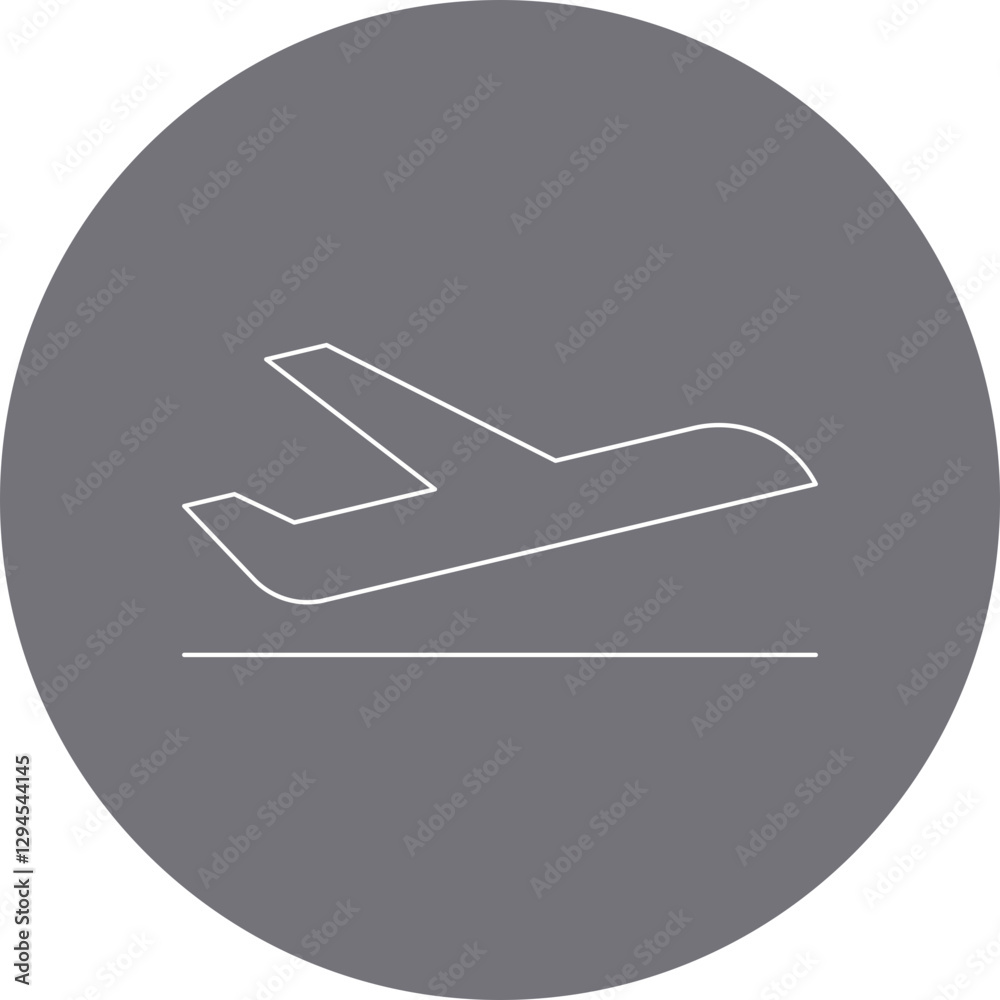 Flight icon single vector illustration Flight icon single vector illustration