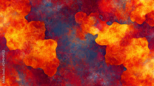 Abstract Red Gold Texture