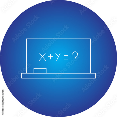 Wallpaper Mural Algebra icon single vector illustration Torontodigital.ca