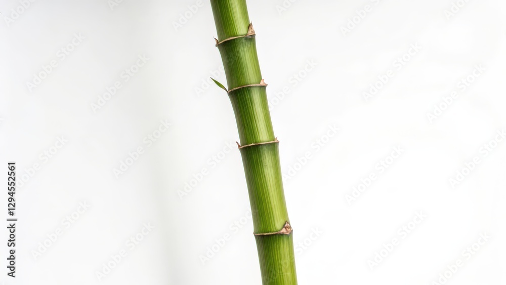 Fototapeta premium Green Bamboo Stem Close-up