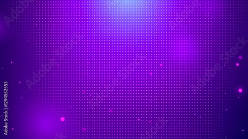 Obraz na płótnie A high-tech abstract background featuring a glowing purple digital grid with subtle light flares and bokeh effects. Perfect for technology, sci-fi, and futuristic themes. w salonie
