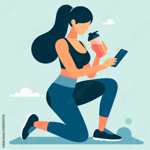An inspiring visual of a women-only gym, featuring women exercising and lifting weights in a supportive environment. Great for promoting ladies-only fitness centers.