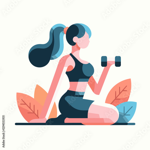 A clean and stylish design showcasing women performing bodyweight exercises for abs at home, emphasizing fitness and convenience. Perfect for guides and apps.