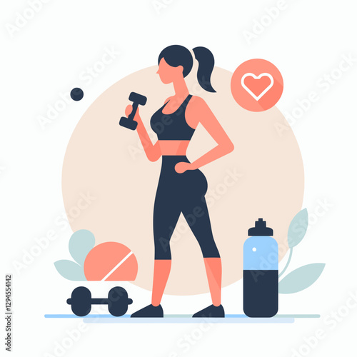 A clean and stylish design showcasing women performing bodyweight exercises for abs at home, emphasizing fitness and convenience. Perfect for guides and apps.