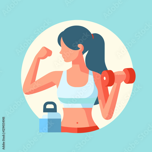 A clean and stylish design showcasing women performing bodyweight exercises for abs at home, emphasizing fitness and convenience. Perfect for guides and apps.