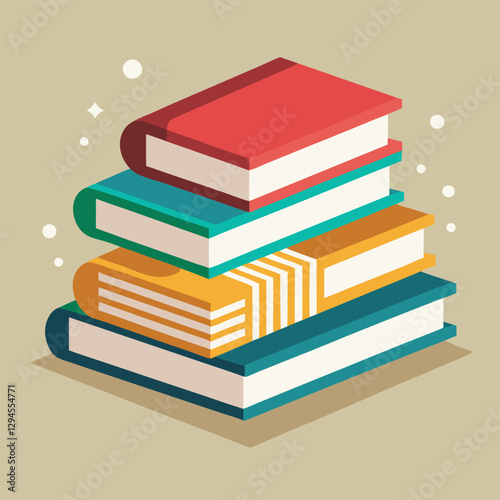 books vector