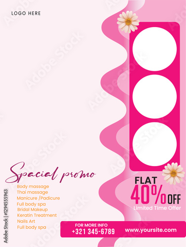 Beauty Parlor Poster Beauty Salon Flyer Design