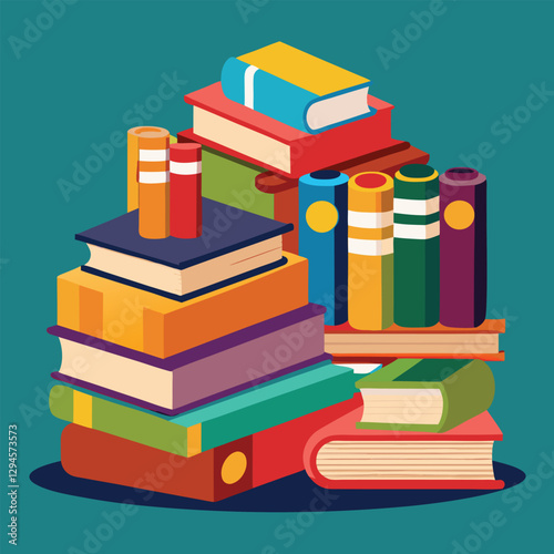 books vector