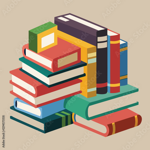 books vector