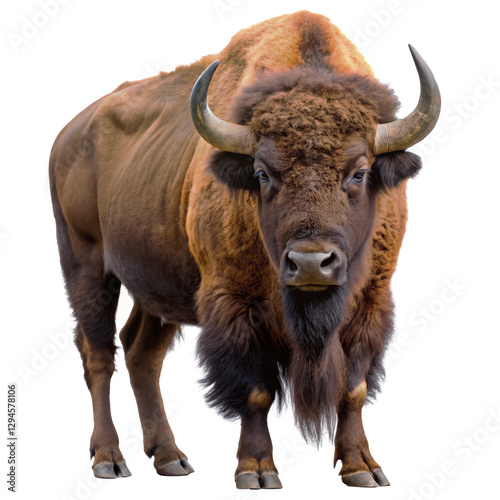 bison photo png, transparent background photo